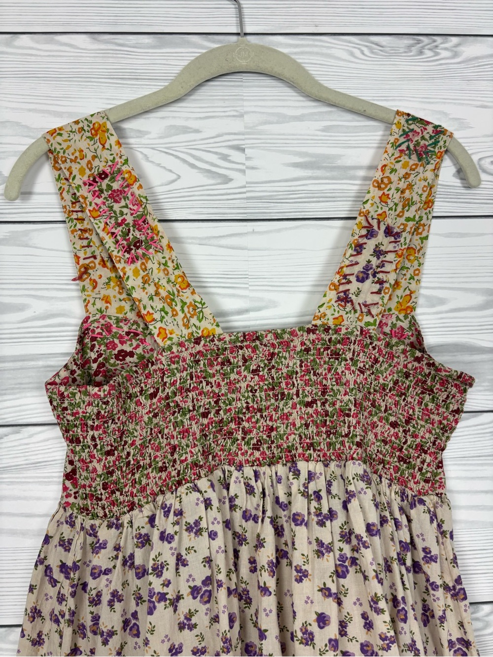 Natural Life floral boho patchwork mini dress size small - Picture 14 of 16